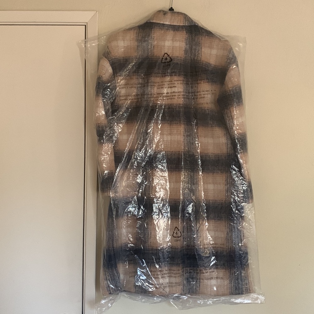 Madewell Courton Cocoon Coat in Plaid - Picture 11 of 11